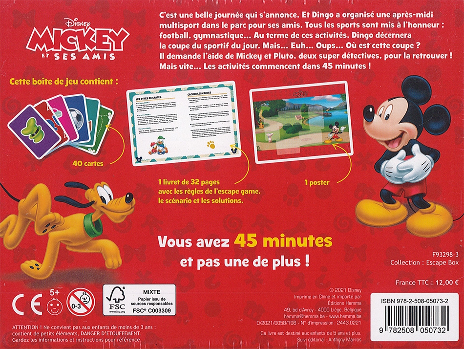 Escape Box Disney : Disney Mickey Et Ses Amis - Mickey Et Pluto