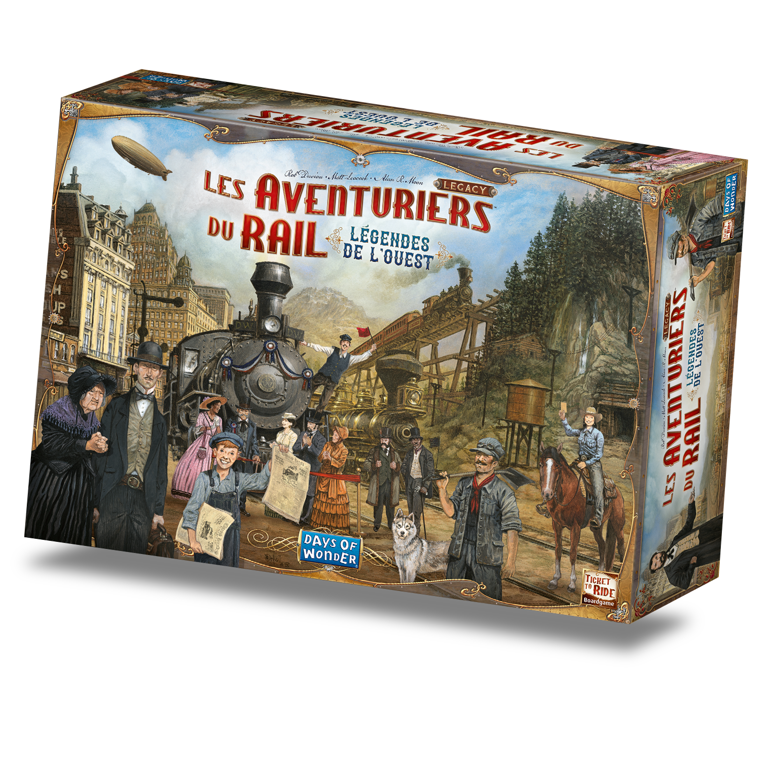 Les Aventuriers du Rail Legacy : Légendes de l'Ouest