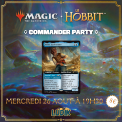Commander Party: MTG The hobbit - 26/08/2026-19h30